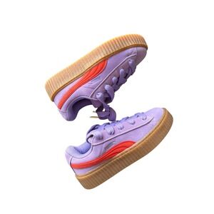 NWT Puma Fenty Rihanna Suede Cleated Creeper Shoes‎ Lavender Pop Sneakers